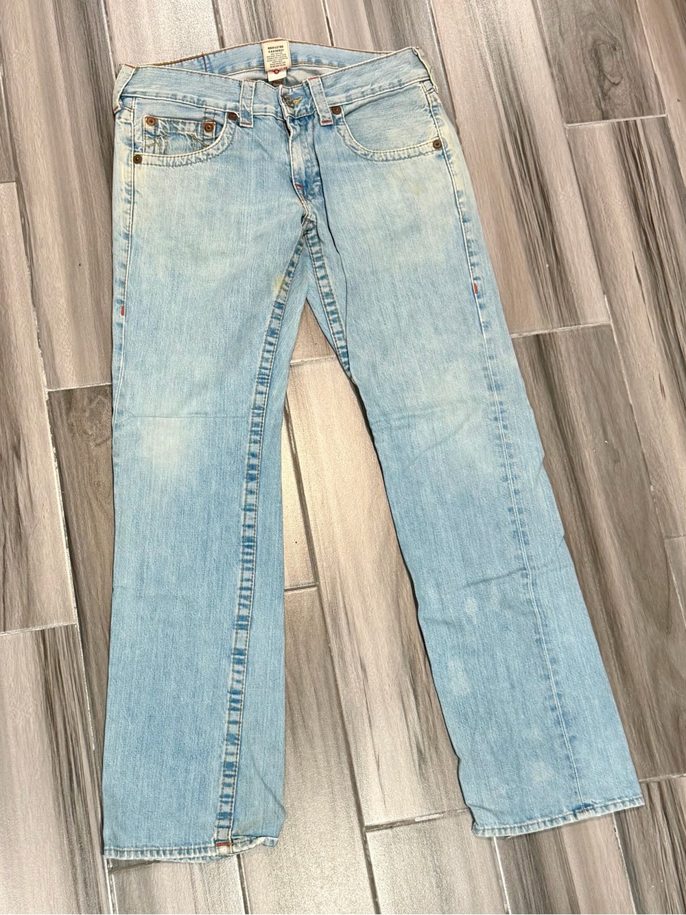True Religion Light Wash Bootcut Men’s Bobby Vintage Jeans